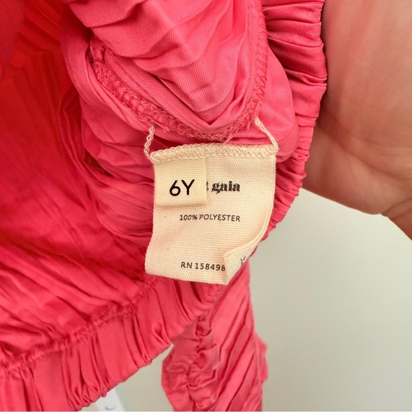 Cult Gaia
Girls' Kassie Satin Plissé TOP AND PANTS SET NEW WITH TAGS SIZE 6 - Picture 3 of 10